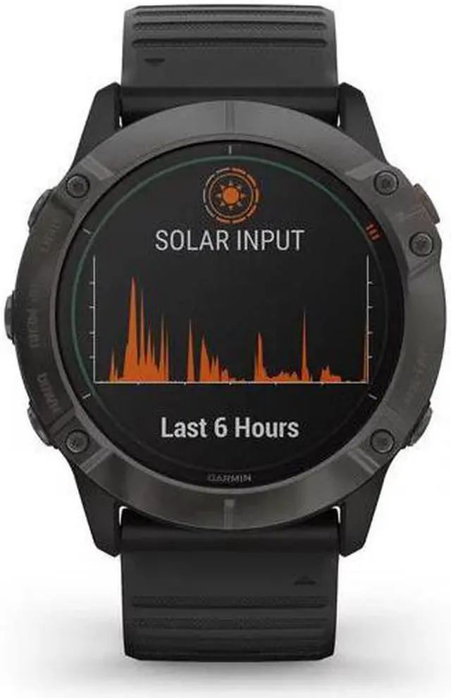 Alt view image 5 of 20 - Garmin FENIX6XPSTGB fenix 6X - Pro Solar Edition - Carbon