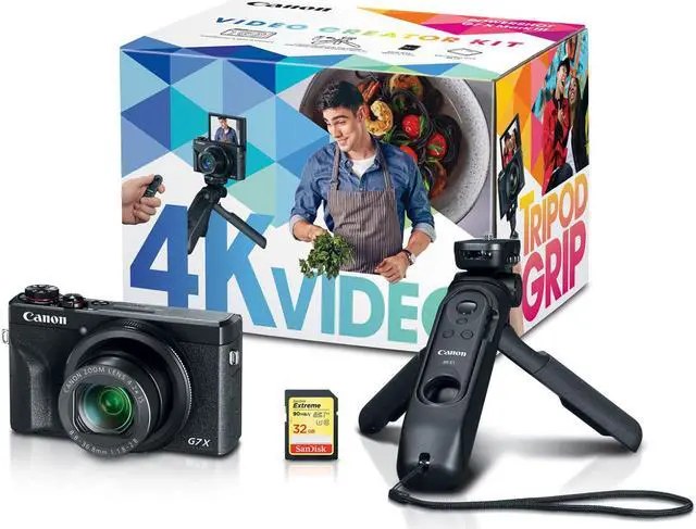 Alt view image 2 of 15 - Canon PowerShot G7 X Mark III Digital Camera Video Creator Kit