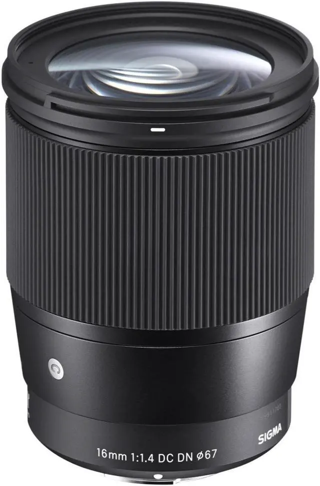 Alt view image 2 of 20 - Sigma 16mm F/1.4 DC DN Contemporary Lens for Canon EF-M (402971)