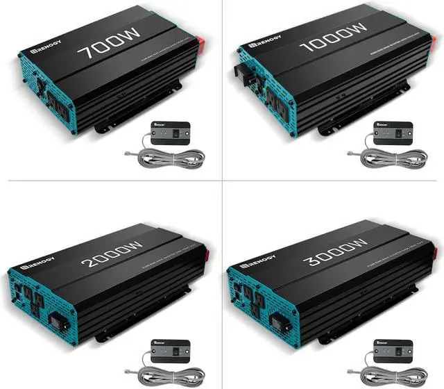 Alt view image 7 of 7 - Renogy 3000W 12V Pure Sine Wave Inverter