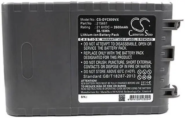 Alt view image 3 of 7 - Vacuum Battery for Dyson 215681 V8 215866-01/02 215967-01/02 967834-02 NEW