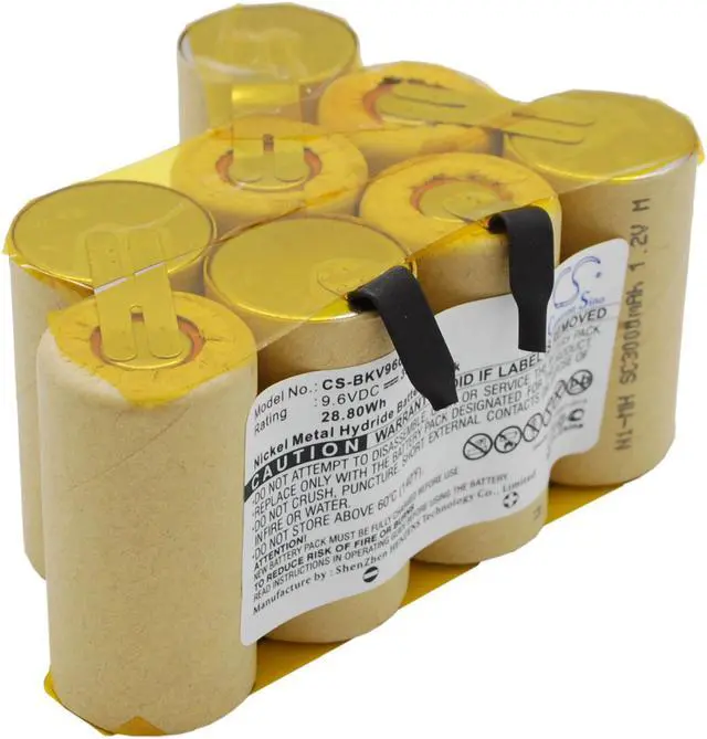 Alt view image 2 of 5 - Vacuum Battery for Black and Decker DV9605 DV9605-H1-3-90524185 Dustbuster 9.6V