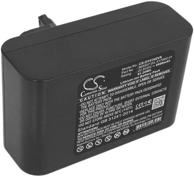 Alt view image 3 of 5 - Vacuum Battery for Dyson DC31 DC34 DC35 Multi floor DC44 DC45 DC56 4000mAh 22.8V