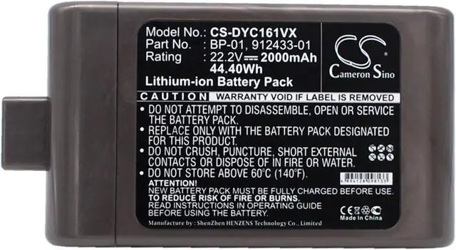 Main image of Battery for Dyson BP-01 D12 DC16 Handheld 12097 912433-01 912433-04 Car 2000mAh