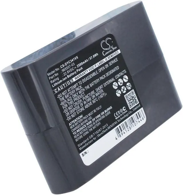 Alt view image 2 of 5 - Battery for Dyson Vacuum 202932-02 Type-B DC31 Animal DC34 DC35 DC44 DC45 DC56