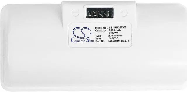 Alt view image 3 of 3 - Vacuum Battery for iRobot 4446040 BC674 Braava Jet 240 241 244 245 Mopping Robot