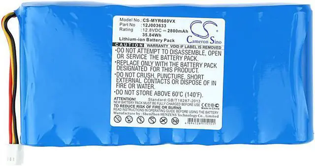 Alt view image 5 of 6 - Battery for Moneual 12J003633 ME770 MR6500 MR6800 MR7700 RYDIS H65 H67 Pro H68