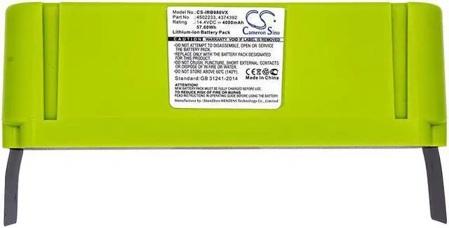 Alt view image 3 of 3 - Battery for iRobot 2130LI Roomba 614 615 640 665 670 680 690 805 850 860 890 895