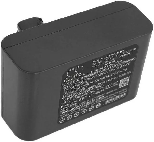 Alt view image 3 of 5 - Vacuum Battery for Dyson 18172-0201 917083-03 DC31 Animal DC34 DC35 DC44 4000mAh