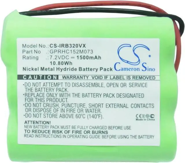 Alt view image 5 of 6 - Vacuum Battery for iRobot 4408927 GPRHC152M073 Braava 320 321 CS-IRB320VX 1500mA