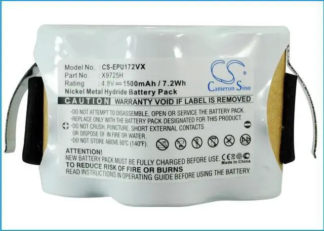 Alt view image 5 of 5 - Vacuum Battery for Shark Euro Pro X9725H V1720 V1725 V1725H CS-EPU172VX 1500mAh