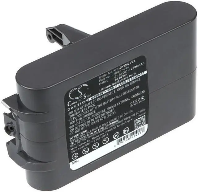Alt view image 4 of 6 - Vacuum Battery for Dyson DC58 DC61 DC62 Animal DC72 DC74 V 6 Animalpro V6 2500mA