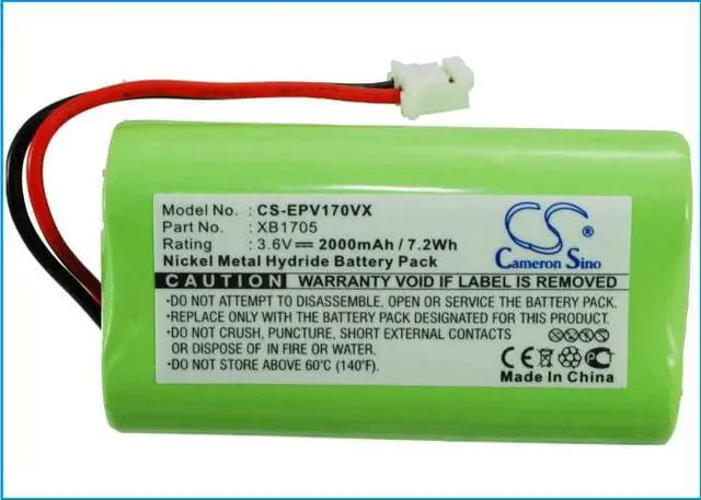 Alt view image 5 of 5 - Vacuum Battery for Shark Euro Pro XB1705 V1705 V1705i CS-EPV170VX 3.6V 2000mAh