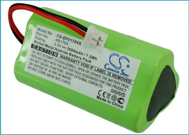 Alt view image 2 of 5 - Vacuum Battery for Shark Euro Pro XB1705 V1705 V1705i CS-EPV170VX 3.6V 2000mAh