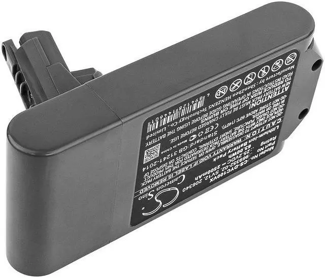 Alt view image 2 of 5 - Battery for Dyson 206340 969352-02 SV12 Cyclone V10 Absolute Animal Total Clean