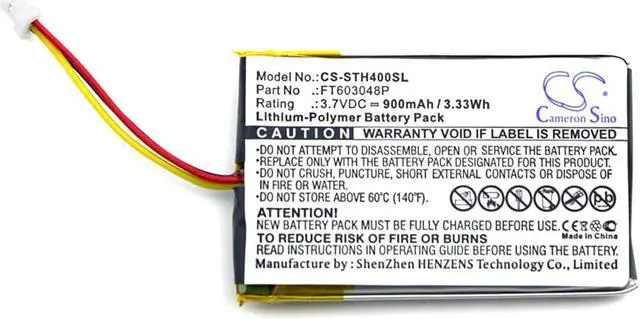 Alt view image 3 of 4 - Wireless Headset Li-Polymer Replacement Battery for Stealth FT603048P 400 500
