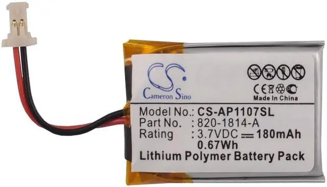 Alt view image 5 of 6 - Battery for Apple 820-1814-A A1107 A1085 A1139 PowerBook G4 Aluminum CMOS RTC