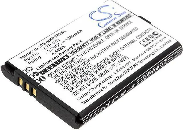 Main image of Game Console Battery for Nintendo KTR-003 KTR003 MWH710A01 3DS NN3DS New 1200mAh