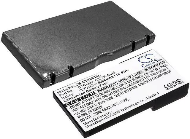 Main image of Extended Battery With Back Cover for Nintendo C/CTR-A-AB CTR-003 3DS CTR-001 NEW