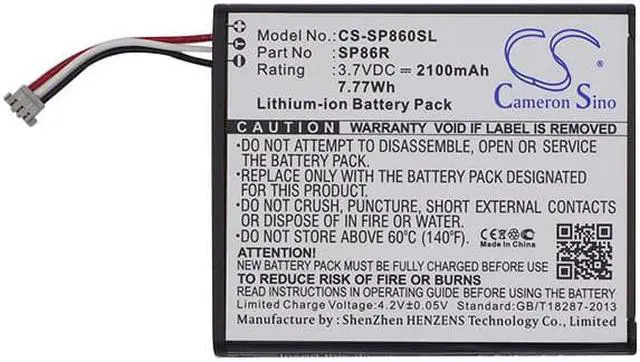 Alt view image 5 of 6 - Game Console Battery for Sony 4-451-971-01 SP86R PCH-2007 PS Vita 2007 PSV2000