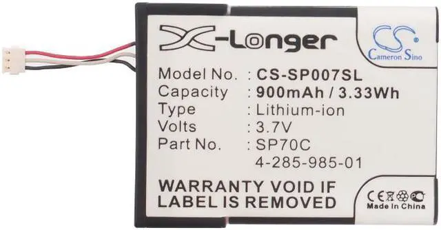 Alt view image 5 of 6 - Battery for Sony SP70C PSP E1000 E1002 E1004 E1008 Pulse Wireless Headset 7.1