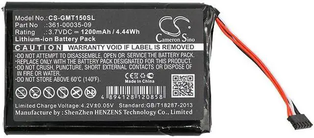 Alt view image 5 of 6 - Dog Collar Battery for Garmin 010-11828-40 351-00035-09 T 5 mini TT 15 TT5 TT15