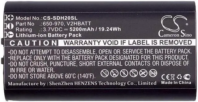 Alt view image 3 of 3 - Battery for Sportdog TEK Series 2.0 TEK-V2L TEK-V2LT 650-970 V2HBATT GPS 5200mAh