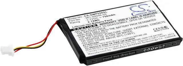 Alt view image 2 of 6 - Battery for Garmin 361-00056-07 361-00056-09 010-11925-10 Drive 60 61 Pro 550
