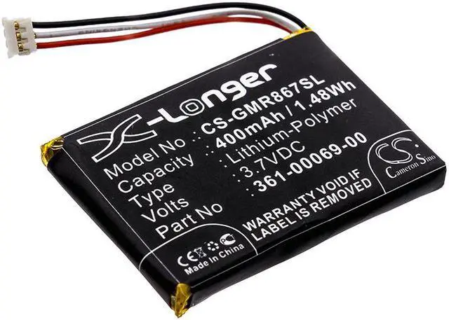 Main image of Battery for Garmin 361-00069-00 Barklimiter Anti Bark GAB102 GAD109 Varia RDU