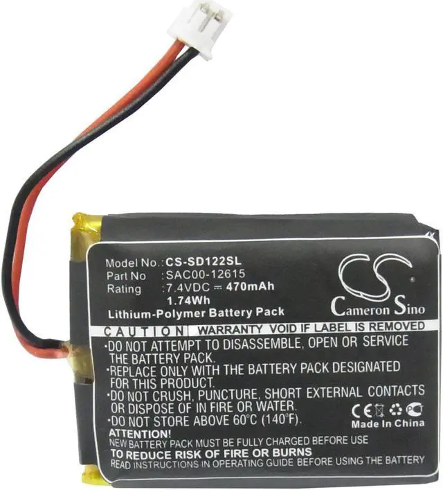 Alt view image 5 of 6 - Collar Battery for Sportdog SAC00-12615 SD-1225 SD-1825E SDT54-13923 SD-1225E