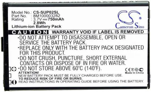 Alt view image 9 of 9 - 750mAh Battery for Callaway Uplay, uPro G1, MX, MX+; PA-CY001