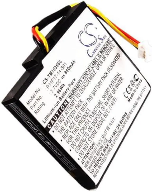 Alt view image 10 of 15 - 800mAh Battery for TomTom VIA 1535 VIA 1535TM Live 1535 Live 1535M VIA 135