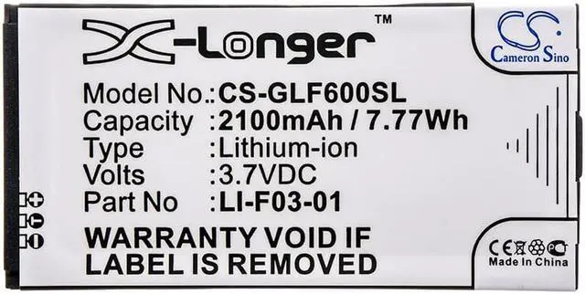 Alt view image 8 of 13 - Replacement GPS, Navigator Battery for Golf Buddy DSC-GB600, GB3-PT4