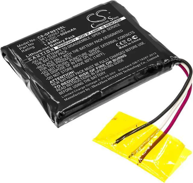 Alt view image 6 of 15 - 500mAh Battery for Garmin Forerunner 910XT; 361-00057-01