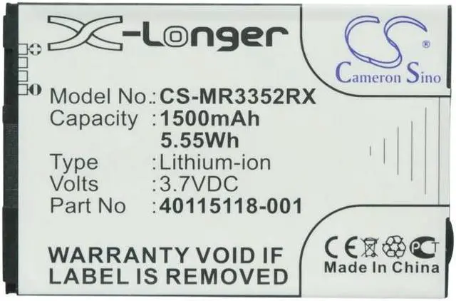 Alt view image 6 of 11 - 1500mAh 40115118.001 Battery for VERIZON Hotspot 2235, Hotspot 2372, Hotspot 3352, Hotspot 4510, Hotspot 4510L, Jetpack 4G LTE, MiFi 4510L, MiFi 4620L