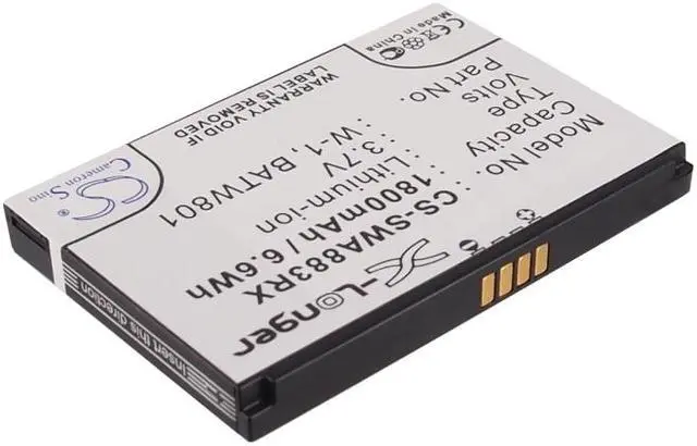 Alt view image 2 of 6 - 1800mAh Battery for SPRINT AirCard 753S, AirCard 754S, AirCard 801S, AirCard 802S