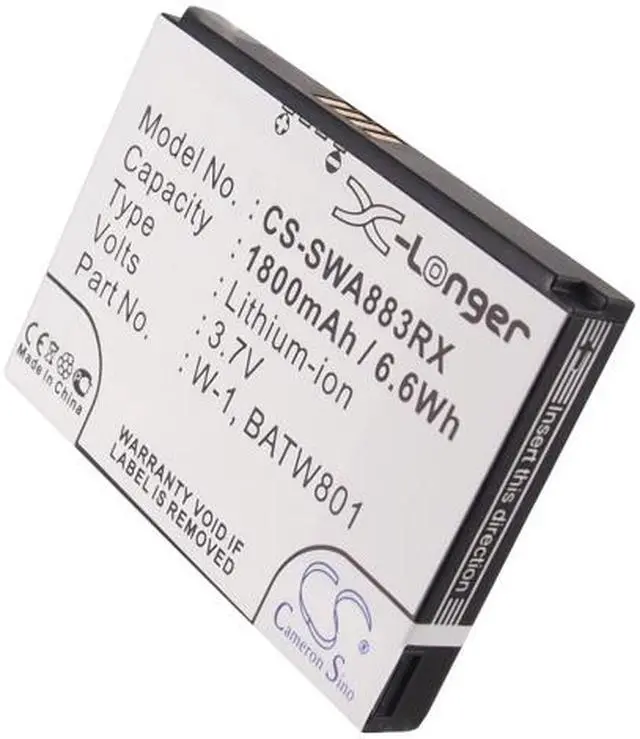 Alt view image 6 of 6 - 1800mAh Battery for SPRINT AirCard 753S, AirCard 754S, AirCard 801S, AirCard 802S