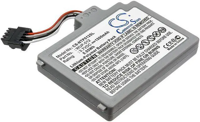 Alt view image 2 of 5 - 1500mAh WUP-012 Battery Nintendo Wii U, Wii U GamePad, WUP-010