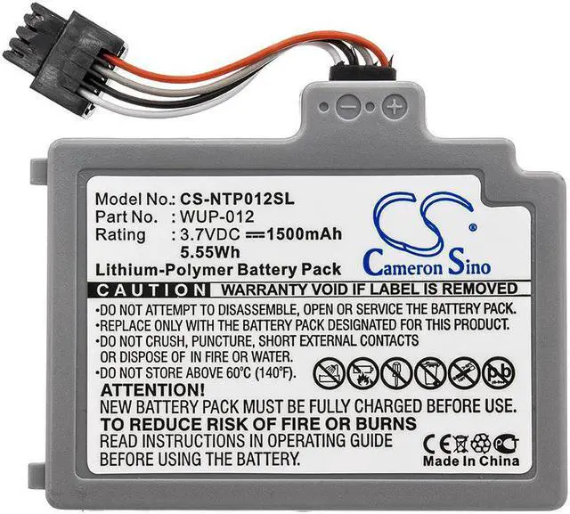 Alt view image 4 of 5 - 1500mAh WUP-012 Battery Nintendo Wii U, Wii U GamePad, WUP-010