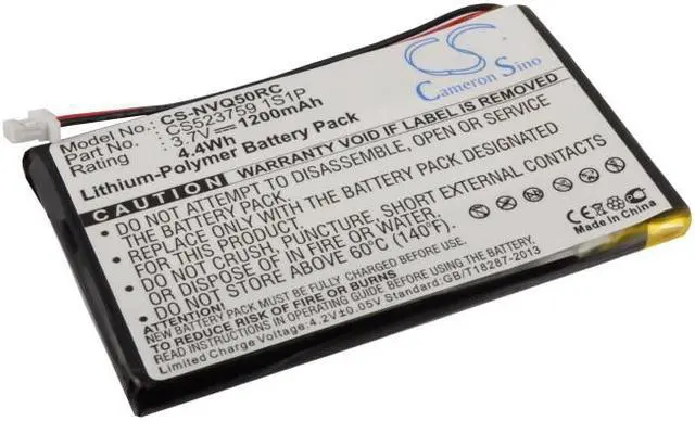 Alt view image 2 of 7 - Replacement CS503759 1S1P Battery for Nevo Q50 Universal remote
