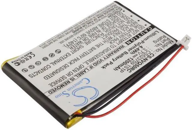 Alt view image 3 of 7 - Replacement CS503759 1S1P Battery for Nevo Q50 Universal remote