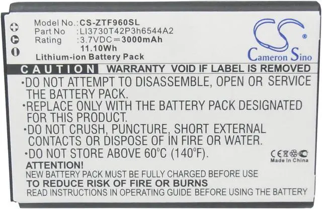 Alt view image 5 of 5 - VinTrons 3000mAh / 11.10Wh Battery For T-MOBILE MF96,Sonic 2.0 4G LTE,Sonic 2.0 LTE Mobile Hotspot,