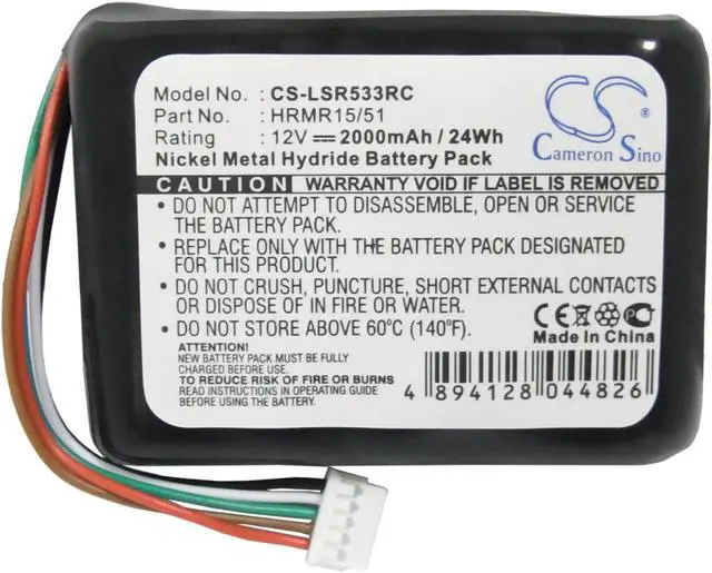 Alt view image 5 of 6 - Battery For LOGITECH 533-000050, HRMR15/51, NT210AAHCB10YMXZ,