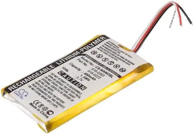 Main image of Battery for Apple iPOD Nano 2GB 4GB 616-0223 616-0224 616-0283 MA099LL/A 400mAh