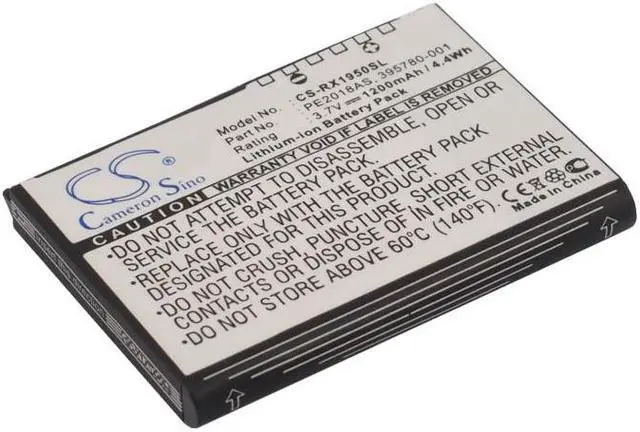 Main image of Battery for HP iPAQ RX1900 35H00063-00M 399858-001 HSTNN-H09C-WL PE2018AS 1200mA