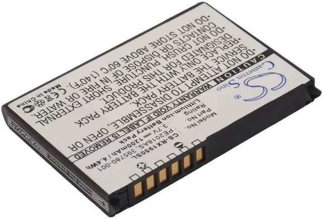 Alt view image 2 of 5 - Battery for HP iPAQ RX1900 35H00063-00M 399858-001 HSTNN-H09C-WL PE2018AS 1200mA