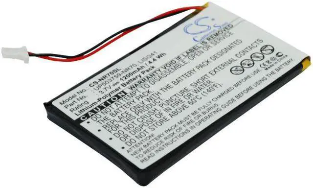 Alt view image 2 of 5 - Battery for Sony Clie PEG-NR60 PEG-NR70 NX60 PEG-NX70 PEG-SJ33 PEG-TG50 LISI241