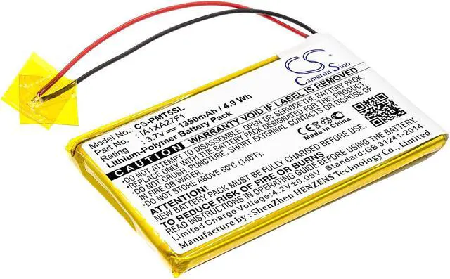 Main image of Battery for Palm Tungsten T5 IA1XA27F1 Pocket PC PDA CS-PMT5SL 3.7v 1350mAh