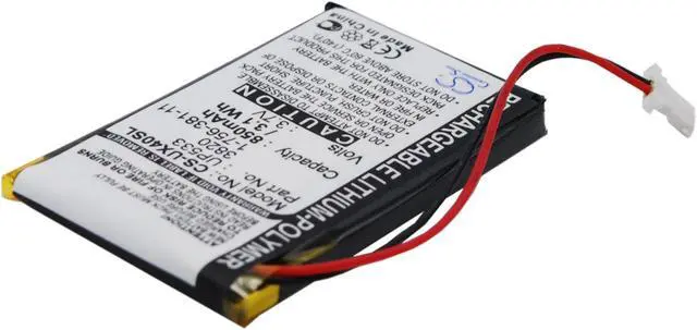 Alt view image 2 of 6 - Battery for Sony Clie PEG-UX40 PEG-UX50 1-756-381-11 UP553 PDA CS-UX40SL 850mAh