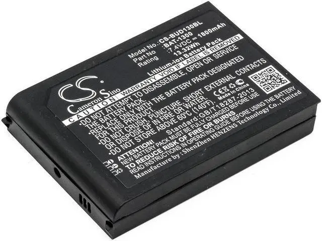 Main image of Battery for Bluebird Pidion BIP-1300 BAT-1300 Barcode Scanner CS-BUD130BL 1800mA